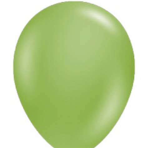 17 Inch Round Deluxe Fiona Green Balloons Tuftex 50ct Party Balloons