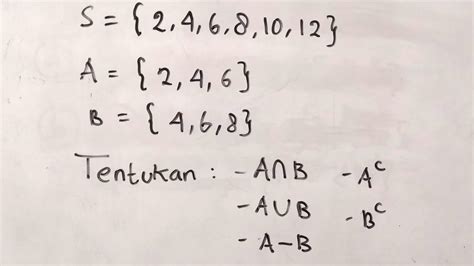 Contoh Soal Diagram Venn Irisan Dan Gabungan Contoh Soal Dia