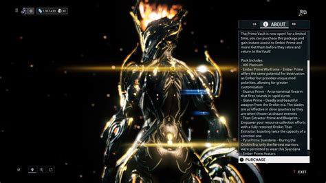 Warframe: Prime Vault - Fire Prime Pack Screenshots for Xbox One ...