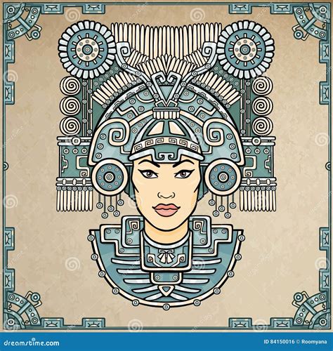 Pagan goddess. stock vector. Illustration of historical - 84150016