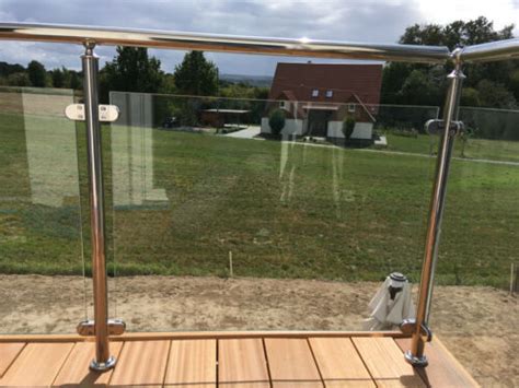 Edelstahl Gel Nder Balkongel Nder Mit Vsg Glas Treppe Terrasse Br Stung