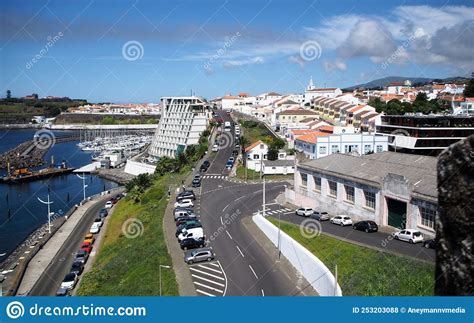 Angra Bay with Fishing Port and Marina from the Fort of SÃo SebastiÃ