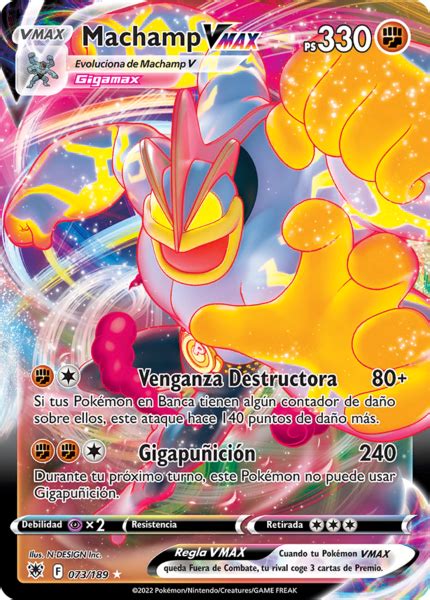 Machamp VMAX Resplandor Astral TCG WikiDex la enciclopedia Pokémon