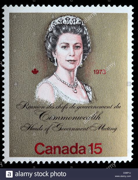 Canadian Stamp Queen Elizabeth Hi Res Stock Photography And Images Alamy