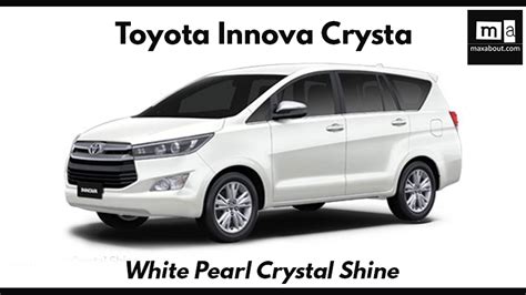 Toyota Innova Crysta Colors Available in India - Maxabout News