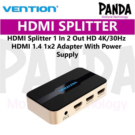 Vention 1 In 2 Out HDMI Splitter ACBG0 Shopee Malaysia