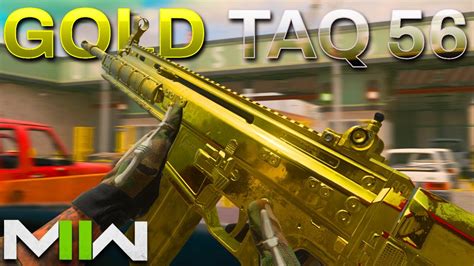 Unlocking GOLD TAQ 56 SCAR Modern Warfare 2 Camo Grind 2 51 YouTube