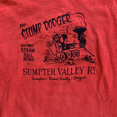 Vintage Train Railroad Shirt Size Large Length Depop