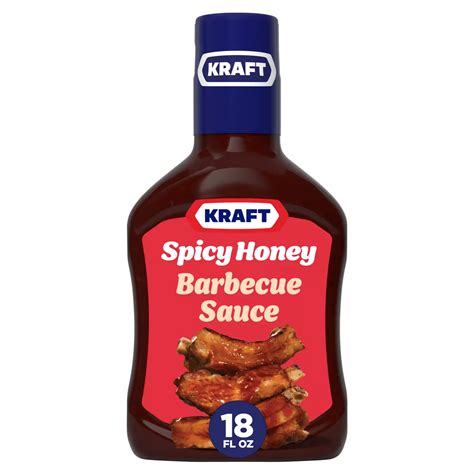 Kraft Slow Simmered Spicy Honey Barbecue Sauce And Dip Shop Barbecue Sauces At H E B