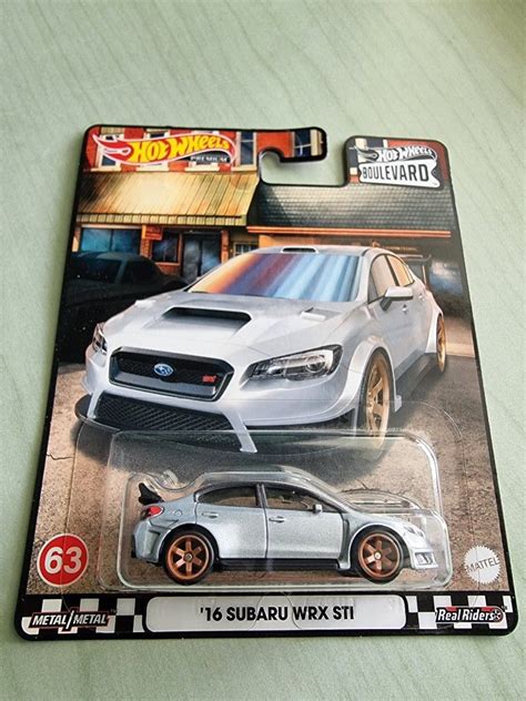 Hotwheels Premium Boulevard Car Culture Subaru Impreza B Sti