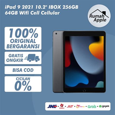 Jual IPad 9 2021 10 2 IBOX 256GB 64GB Wifi Cell Cellular Only Apple