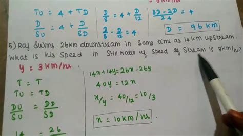 Quantitative Aptitude Tutorial Tamil Boats And Streams YouTube