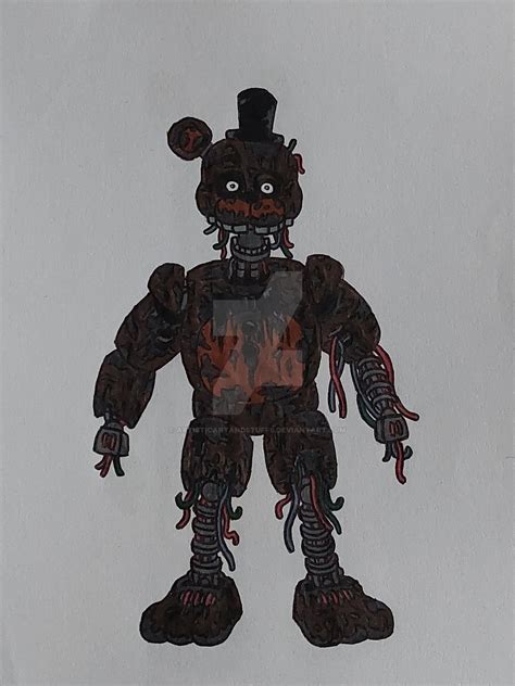 Ignited Freddy [TJOC] by ArtisticArtAndStuffs on DeviantArt