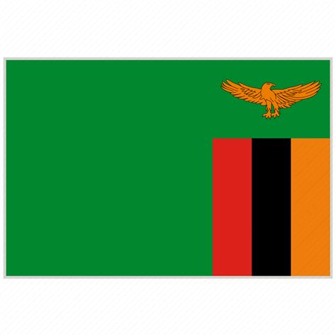 Country Flag National National Flag World Flag Zambia Zambia Flag Icon Download On