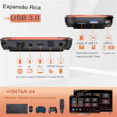 Tv Box Iptv Vontar X K Original Stony Shop