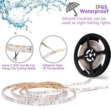 Uv Black Light Strip Kit Ft Ip Waterproof Led Blacklight