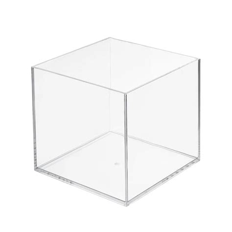 Bo Te En Plexiglas Transparent C T S X X Mm Vitrine Cube Pr