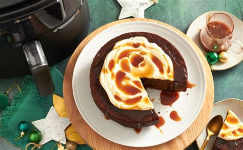 Air Fryer Recipe Sticky Date Pudding Cake With Toffee Sauce