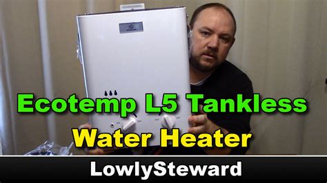 Eccotemp L5 Tankless Water Heater Unboxing And Assembly Youtube