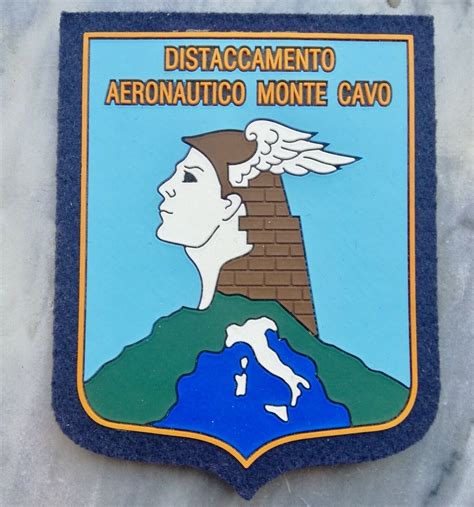 Toppa Patch Toppa Aeronautica Militare Gommata Distaccamento Monte