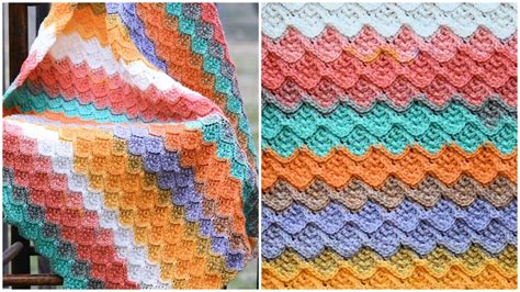 Dragon Scale Crochet Baby Blanket Crochet Kingdom