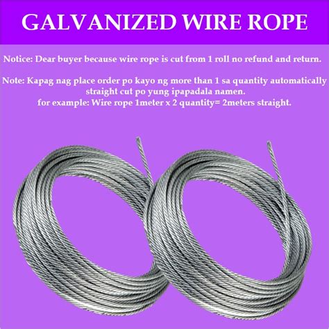 Mago Steel Cable 6 10mm 10 30 Meters Galvanized Steel Wire Rope Steel Wire Rope For Liftting