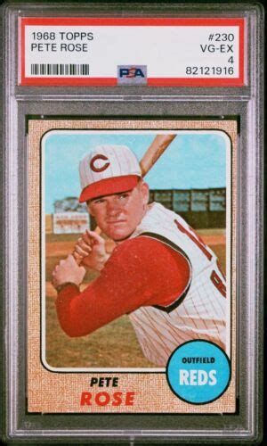 1968 Topps 230 Pete Rose EBay