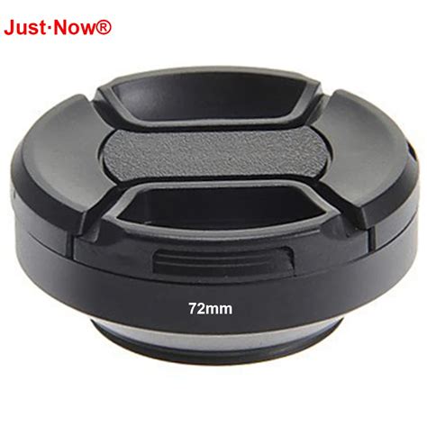 Just Now Screw In Mount 72mm Metal Wide Angle Lens Hood With Lens Cap