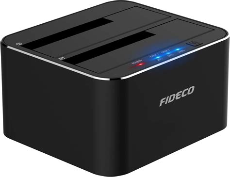 Fideco Usb To Dual Bay Sata Hard Drive Docking Station For