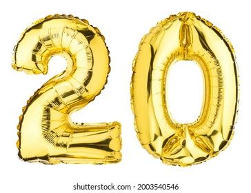 Number Twenty 20 Balloons Helium Balloon Stock Photo 2003540546 ...