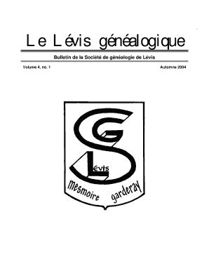 Remplissable En Ligne Genealogie Bulletin Automne 2004R1 Centre De G