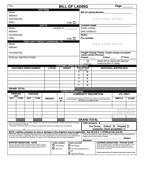 How To Write A Bill Of Lading For Import And Export Albatross Shipping UK