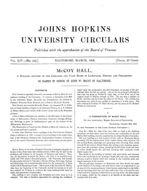 Fillable Online Jscholarship Library Jhu UNIVERSITY CIRCULARS Fax Email