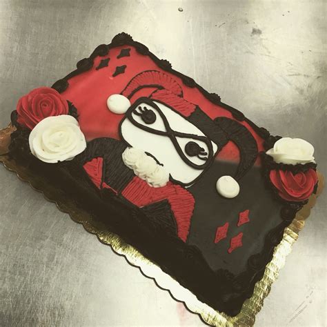 Harley Quinn Sheet Cake Birthdays Pinterest