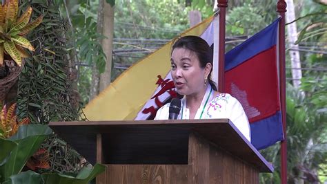 Loren Legarda Speech Inauguration Of The Asean Centre For Biodiversity New Headquarters Youtube