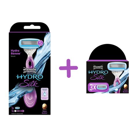 Wilkinson Sword Hydro Silk Damen Rasierer Er Er Rasierklingen Ovp