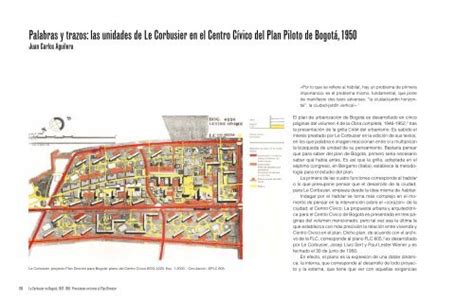 Plan Piloto Bogota Le Corbusier En Bogotá