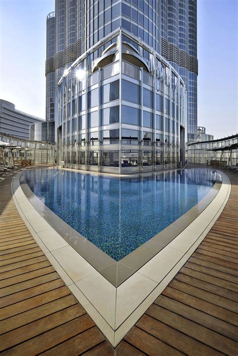 Armani Hotel Dubai – Burj Khalifa, Dubai, UAE – Armani Outdoor Pool ...