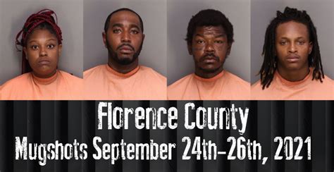 Florence Mugshots September 24th 26th 2021 WFXB