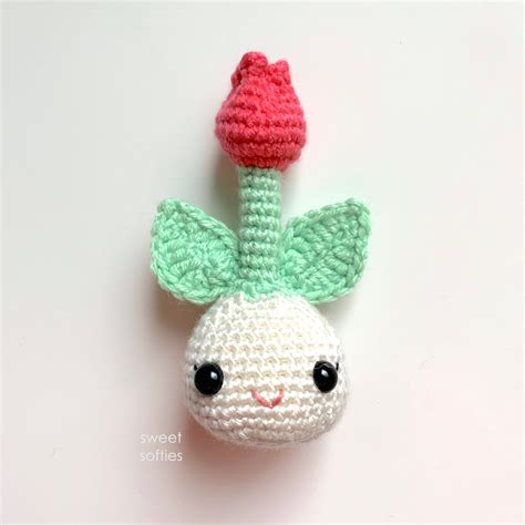 Sweet Spring Tulip Bulb Amigurumi Free Crochet Pattern Sweet