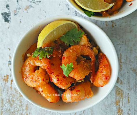 Butter Garlic Fried Prawns Recipe The Take It Easy Chef