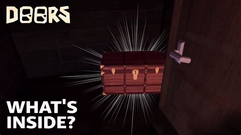 🔑 I Found A Secret Chest In The New Doors Update Roblox Youtube