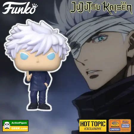 Satoru Gojo Funko Pop Jujutsu Kaisen WonderCon Hot Topic