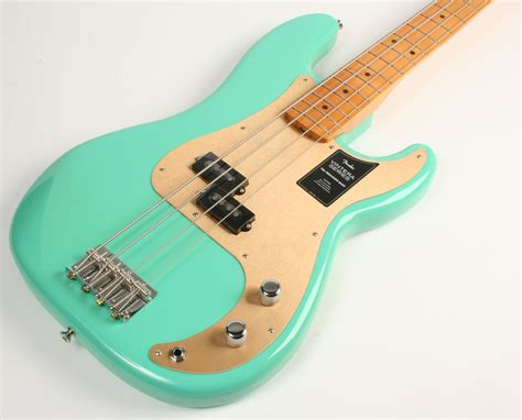 Fender Vintera S Precision Bass Maple Fingerboard Sea Foam Green