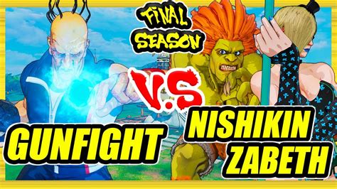 SFV CE Gunfight Oro Vs Nishikin Zabeth Blanka Falke Ranked