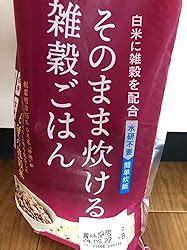 Amazon co jp こめからだ お米と雑穀ブレンド もっちり6種の雑穀米 無洗米 4 国産 白米 玄米 もち麦 オーツ麦