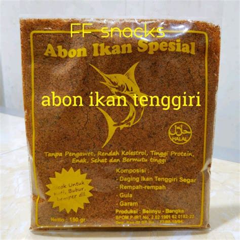 Jual Abon Ikan Tenggiri Belinyu Special Asli Bangka Shopee Indonesia