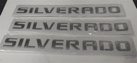 Emblema Letras Cromadas Silverado MercadoLibre