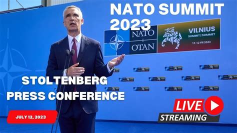 Follow LIVE NATO Secretary General Stoltenberg Outlines Key Takeaways