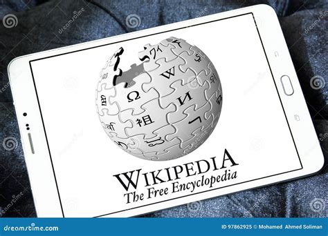 Logotipo De Wikipedia Imagen Editorial Imagen De Muestra 97862925